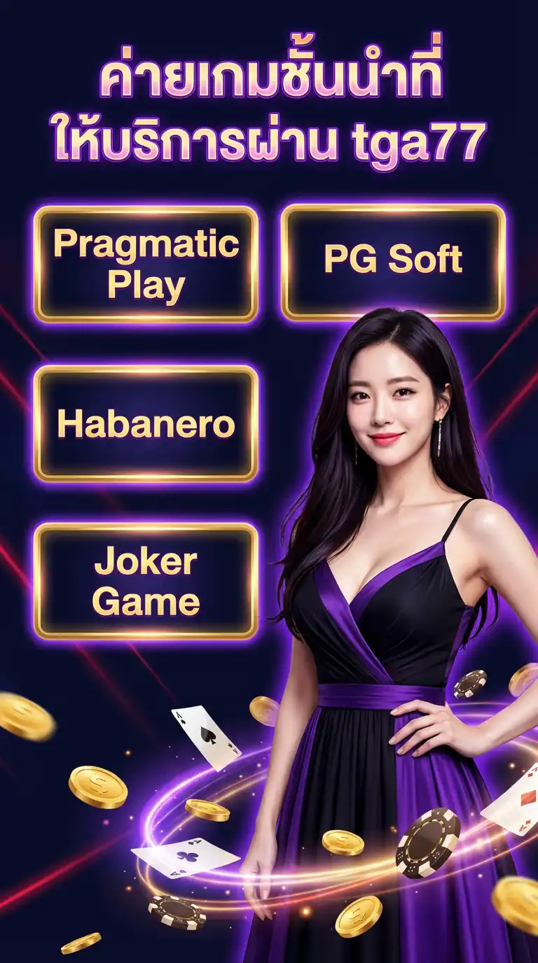 ค่ายเกมชั้นนำที่ให้บริการผ่าน tga77